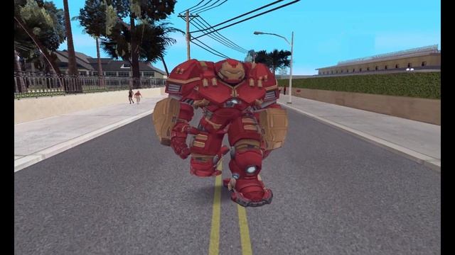 GTA SA - Skin Hulkbuster Iron Man v1 - Avengers 2 смотреть онлайн