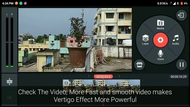 Vertigo Effect Tutorial/Dolly Zoom - KineMaster Pro Android/iOS With Mobile Camera