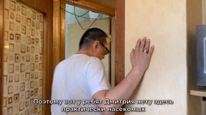 Показываем квартиру в которой стоит защита от тараканов, когда заражен весь дом.