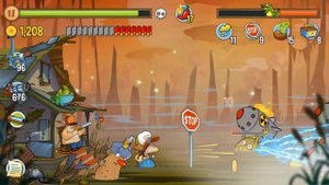 Swamp Attack - Hard Mode. Episode 4. Level 16 Gameplay Android walkthrough