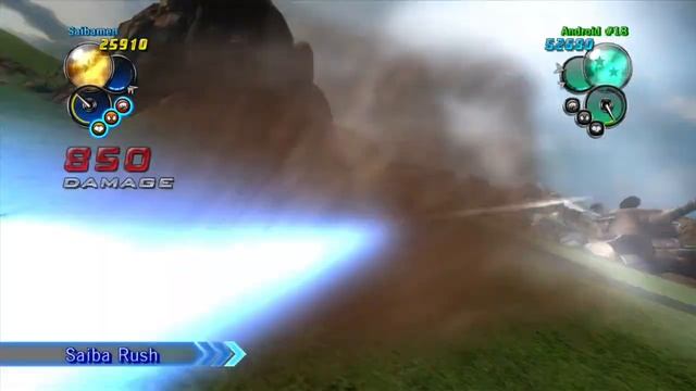 Dragon Ball Z Ultimate Tenkaichi- Saibamen vs Android 18 смотреть онлайн