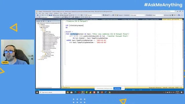 Synapse Serverless for T-SQL Ninjas - AMA ft. Nikola Ilic смотреть онлайн