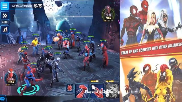 Venom Marvel Strike Force Vs Venom Angelo Fortunato - Spider Man: Unlimited iOS/Android Gameplay смотреть онлайн