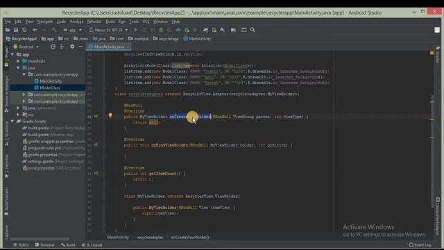 Android RecyclerView Full Concept for Beginners in Hindi | With Source code смотреть онлайн