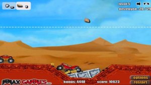 Monster Trucks Attack level 1 - 8  Monster Trucks Games Free Online