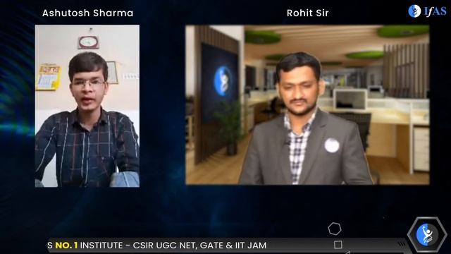 IIT JAM 2024 Topper Interview: Meet AIR 3 Ashutosh Sharma 🏆 IIT JAM Mathematics 2024 | IIT JAM IFAS