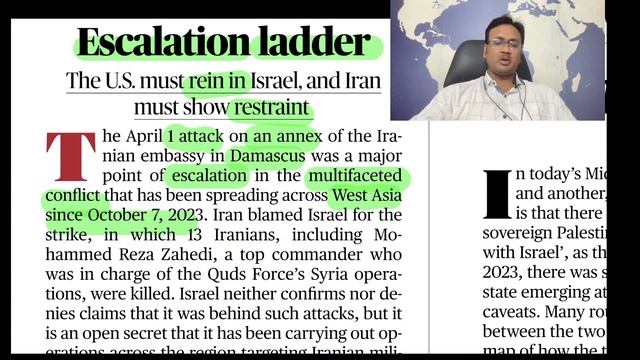 The Hindu Editorial Analysis in Telugu by Suresh Sir | 6th April 2024 | UPSC | Escalation ladder