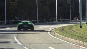 Lamborghini Aventador SuperVeloce - LOUD Acceleration Sounds !