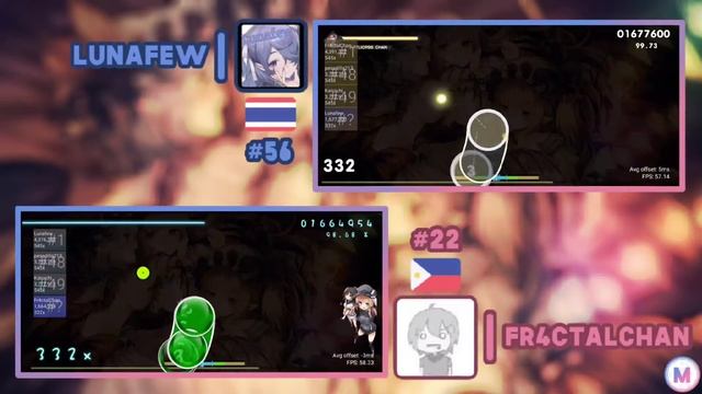 Lunafew vs Fr4ctalChan | Kidisa Kyodan - Shiteru?... [shitteru?] +HDDT | Osu!Droid Matches смотреть онлайн