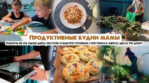 Много работы💪Обед на скорую руку😋Идея ужина👩🍳Дела по дому✔️Мои выводы по саду🌳Будни мамы🏡