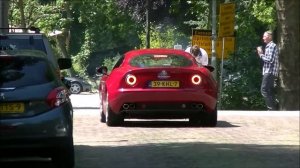 Alfa Romeo 8C Competizione LOUD Start-Up, REDLINE Revs & Accelerations!