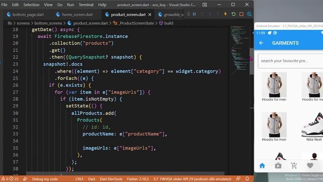 Flutter Lecture 27 ecommerece app  Search products winter series | flutter tutorial in Hindi/Urdu