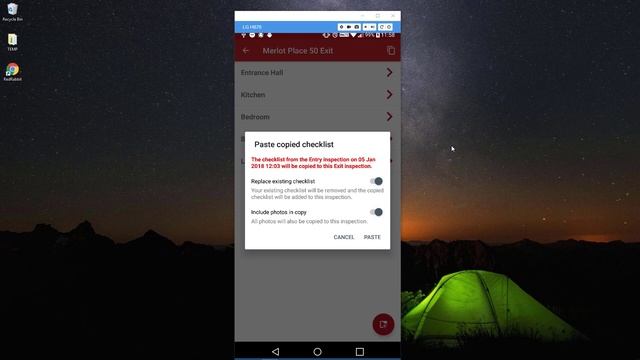 Section 4 - 006 ANDROID - Reusing a completed inspection смотреть онлайн