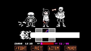 Bad Time Trio HARD MODE by FDY NORMAL MODE | Undertale Fangame