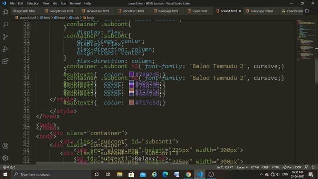 UI Design : ui design or user interface design using html and css ( ui design 2021)