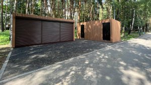 Парк Сосёнки, г. Москва. Поставка 4-х Туалетных Модулей. Заказчик: ГБУ «Автомобильные дороги ЮЗАО»