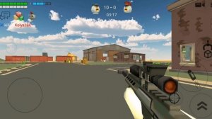 Играю с мамой в Chicken Gun. Чикен ган пранк над мамой :)