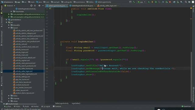 Seller Login Firebase - Flipkart App in Android Studio - OLX Clone Android App using Android Studio смотреть онлайн