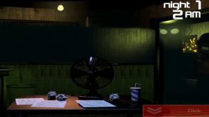 Five Nights at Fredbear's Family Diner (Android Port) (FNaF Fan Game) - Night 1