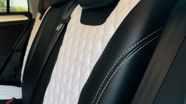 Индивидуальный пошив авточехлов в автомобиле Volkswagen Tiguan