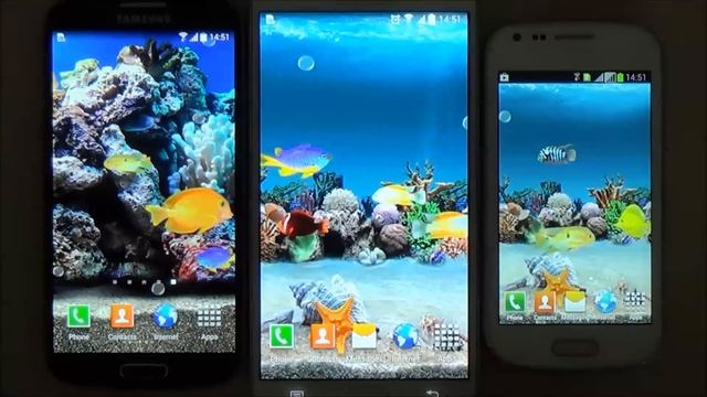 Aquarium live wallpaper for android phones and tablets смотреть онлайн
