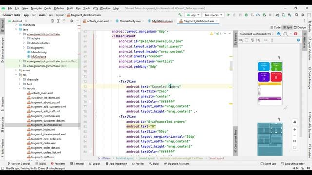 Tailor app source code part 2 main dashboard | Order Fragment | Queries #android #sourcecode #apps