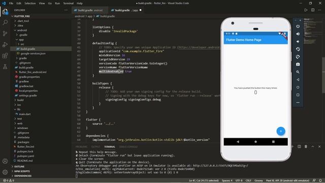 FlutterFire = Flutter + Firebase, 2020 || Complete Flutter development Series  || Episode #24