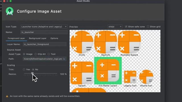 Custom Icon | Android Studio Tutorial 2021 | How to Create Custom Icon| Android App Development 202