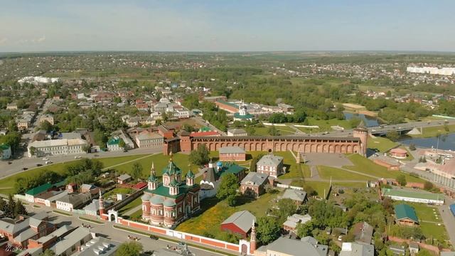 Коломенский кремль с высоты. Kolomna Kremlin (DJI Mavic Air) смотреть онлайн