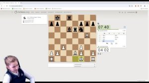 Партия Василисы на lichess с контролем 10"+5' (16.10.2024)