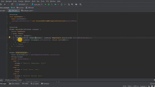 Circular Bottom Bar in Flutter | Flutter Tutorials | Flutter by Google | #Flutter | #CodeStudio