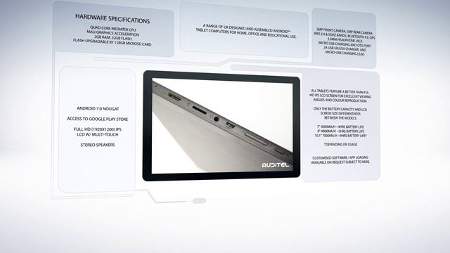 [UPDATED] Auditel Android 7.0 Tablet - Video смотреть онлайн