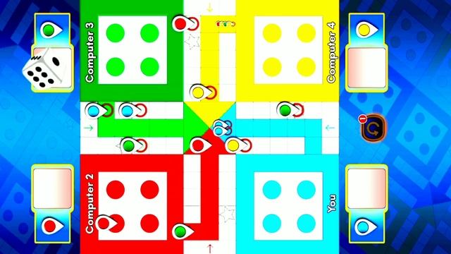 ludo King Game in 3 players ludo game 4 players match ludoking