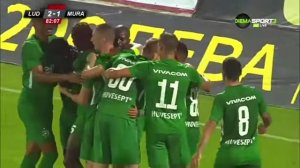 Ghanaian striker Elvis Manu scores for Ludogorets Razgard in the UCL qualifying round