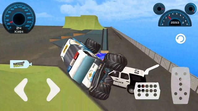 Monster Trucks Games, Crazy Monster Truck; Amusing Skatepark, Trucks GamePlay смотреть онлайн