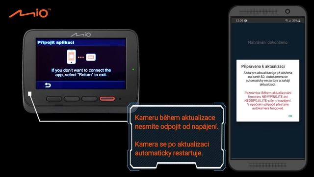 Jak aktualizovat autokameru MIO přes WiFi OTA | Návodné video | Instalace firmwaru, radarů i hlasu смотреть онлайн