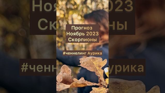 ВажноСкорпионы прогноз ноябрь 2023 #ченнелинг #аурика