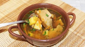 Суп из сушеных белых грибов. Вкусный грибной суп для поста и не только.