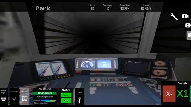 AG Subway Simulator (S xətt) Səfər :(Old city-Pine Park) смотреть онлайн