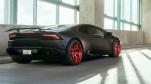 [Luck This] Matte Black Wrap And Red Rims Are A Nice Combo For The Lamborghini Huracan