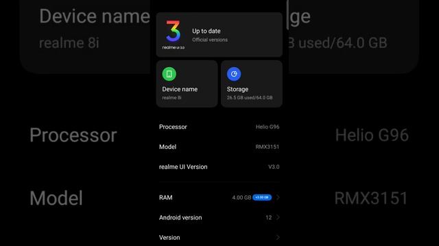 Realm 8i Ram Expansion Option Enable 4 64 new version ##realme 8i