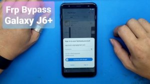 Frp Bypass Galaxy J6 Plus android 10/ Remove lock google account J6+ / frp android 10