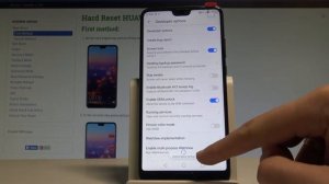 How to Restore Developer Options in HUAWEI P20 |HardReset.Info