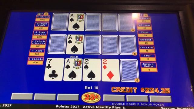OUR FIRST VIDEO POKER VIDEO! DO WE WIN??!?! смотреть онлайн