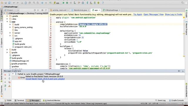 การแก้ไขปัญหา Android Studio หลังติดตั้งแล้วขึ้น Missing Platform Error смотреть онлайн