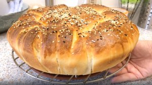 Пшеничный каравай на закваске