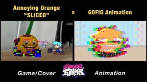 Corrupted Annoying Orange vs BF & Pibby “SLICED” (V2) | Come Learn With Pibby x FNF Animation x GAM