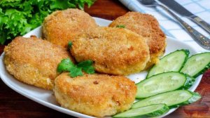 Не мясо, а рыба!)
РЫБНЫЕ КОТЛЕТЫ ПО-КИЕВСКИ