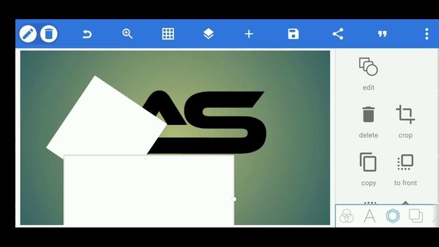 AS Logo design on poxellab | New styel professional logo design on android | MD EDITING