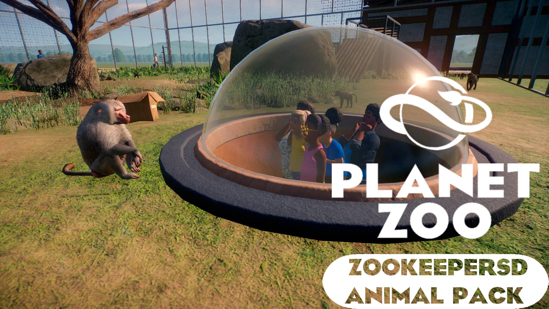 Planet Zoo: Zookeepers Animal Pack - Гамадрил